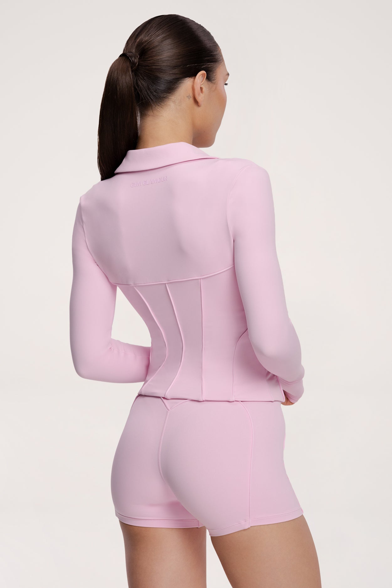 Zip hoodie pilates era pink