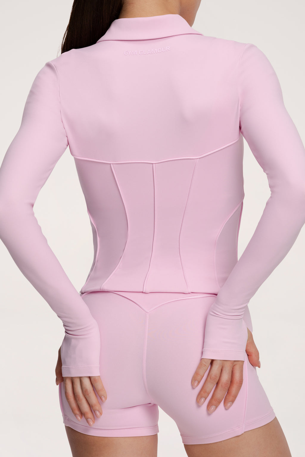 Zip hoodie pilates era pink