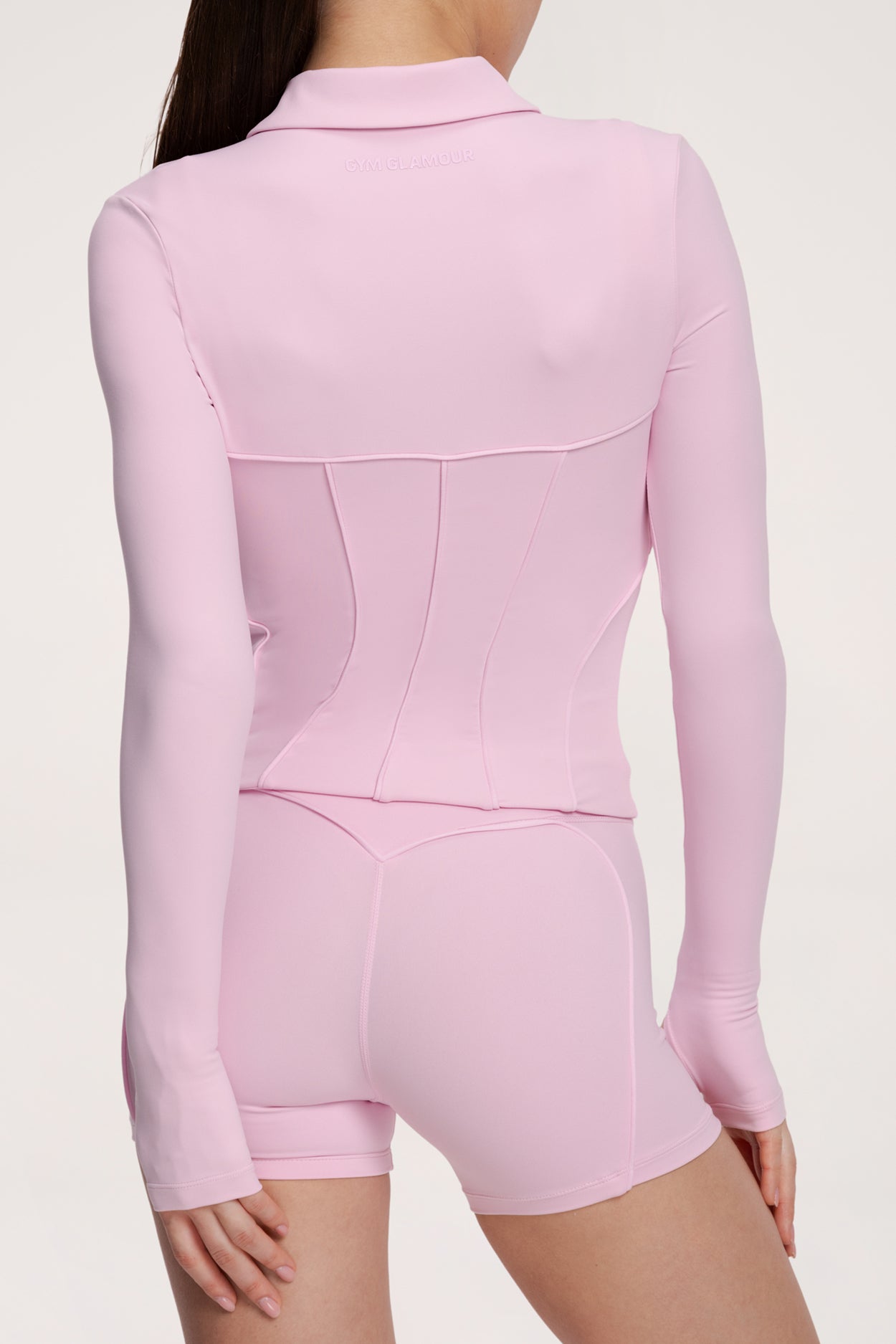 Zip hoodie pilates era pink