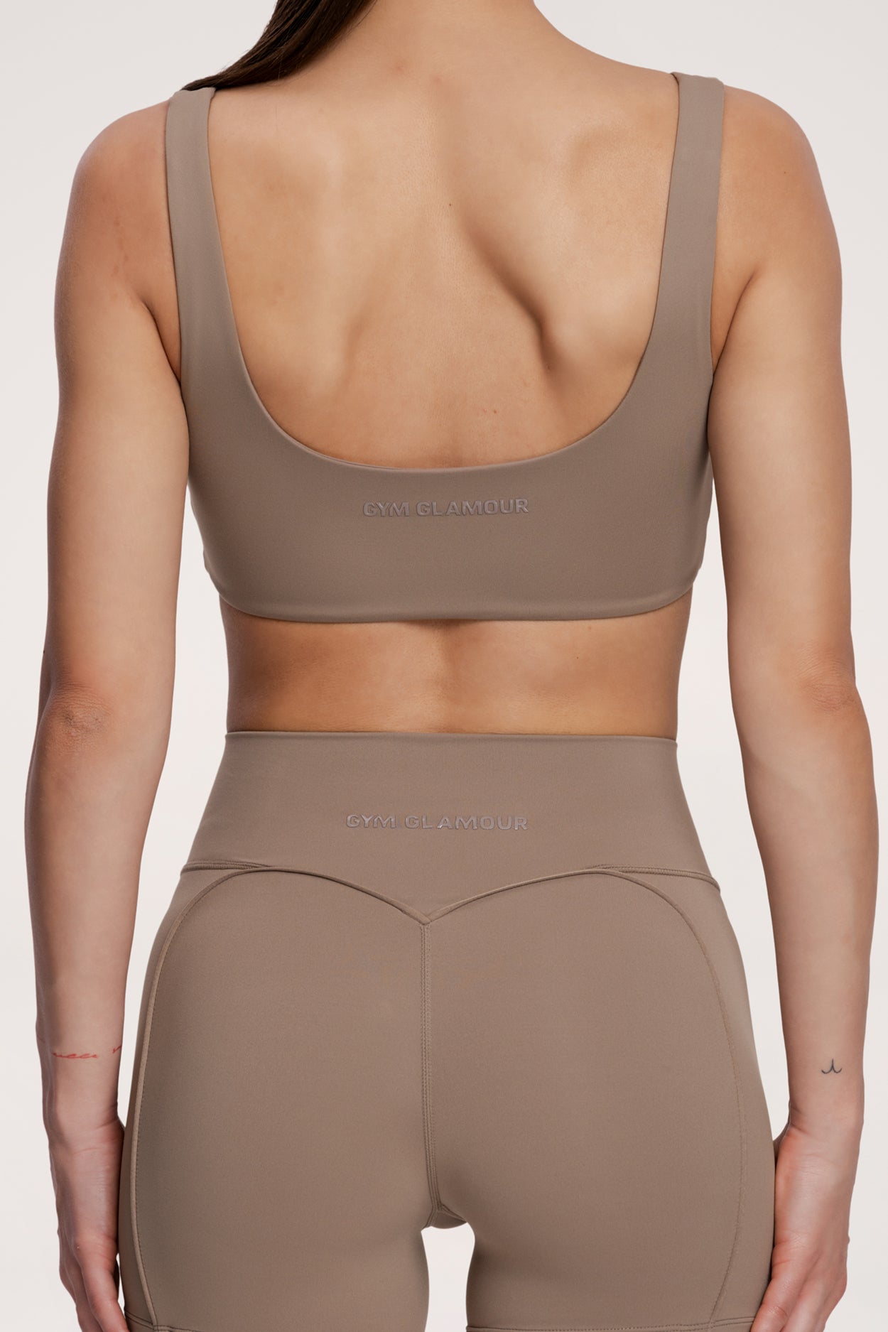 Sports bra pilates era warm beige