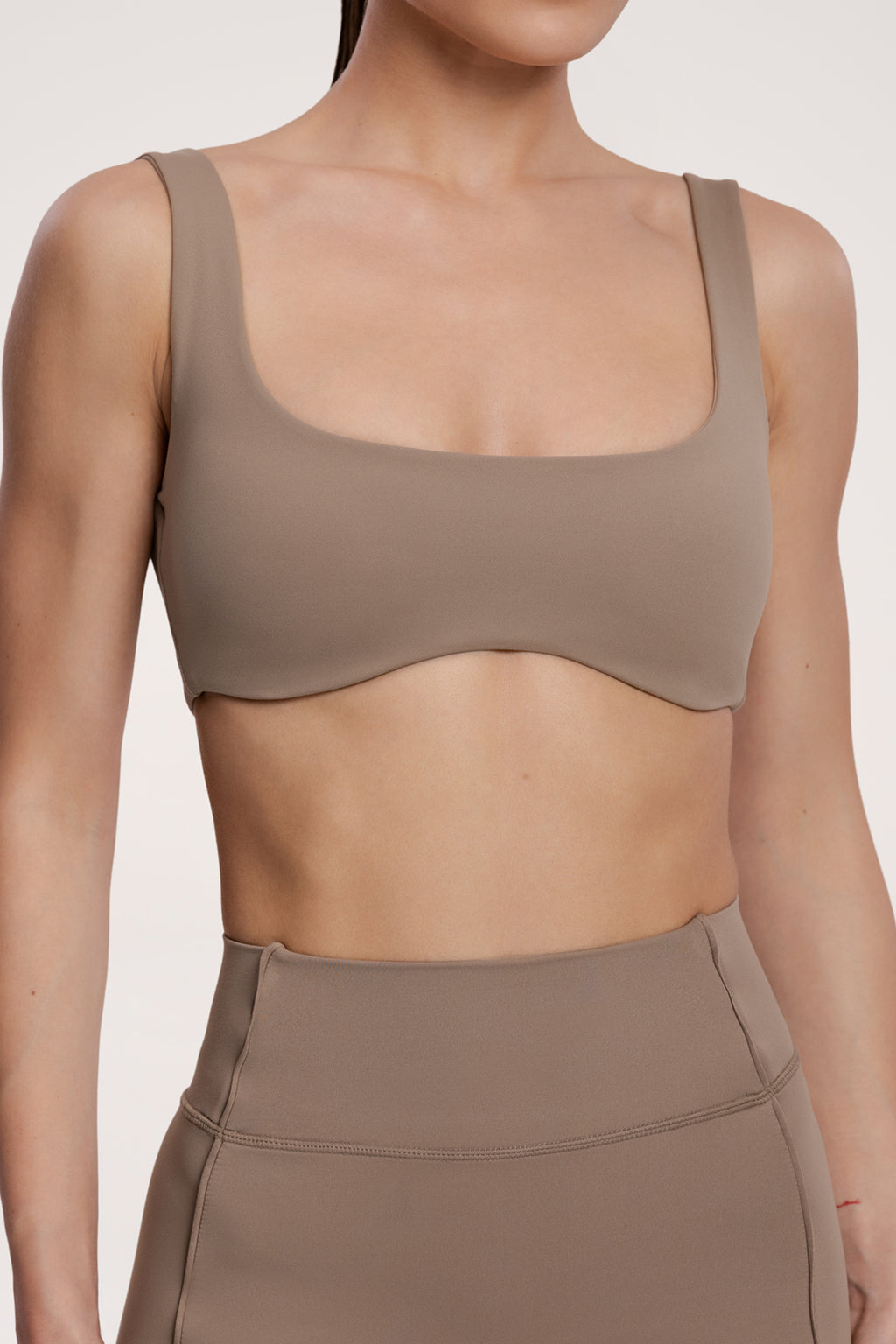 Sports bra pilates era warm beige
