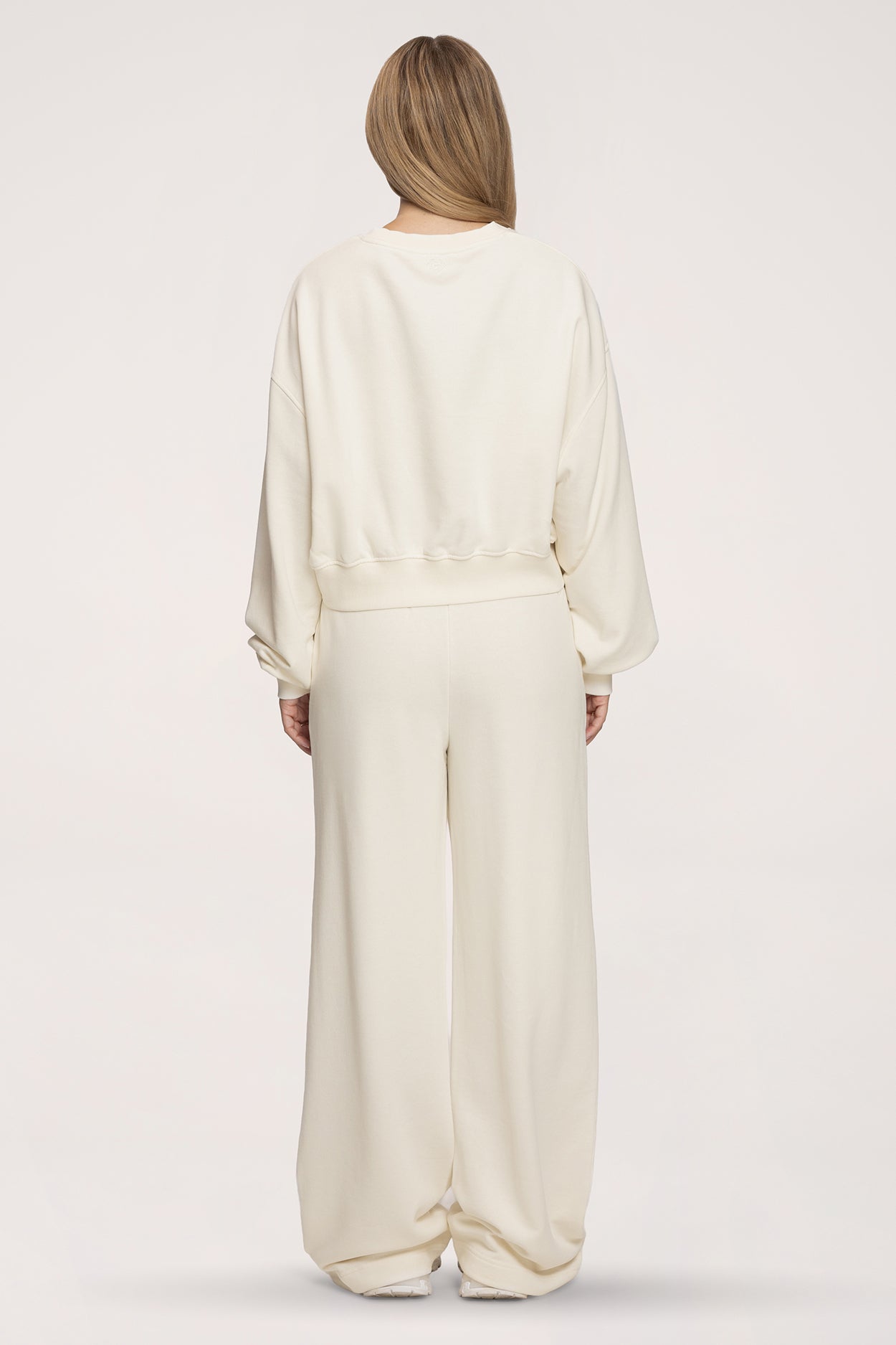 Easy Straight-Leg Sweatpants off white
