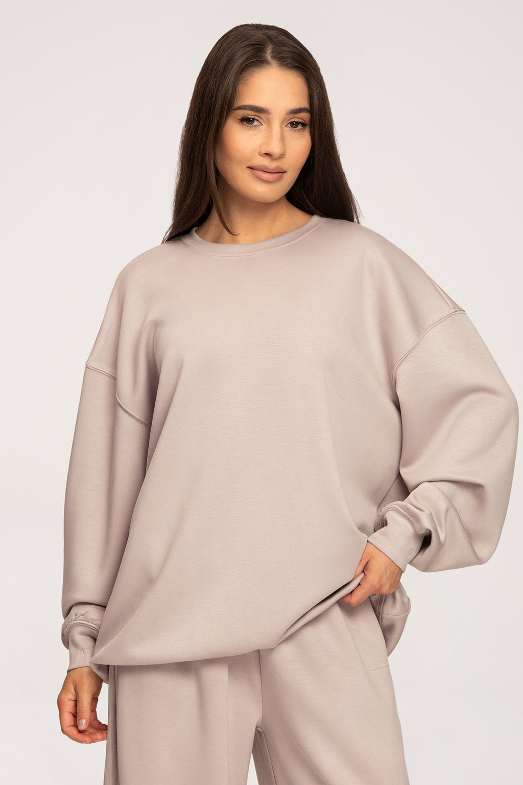 UN1FORM Oversize Sweatshirt beige