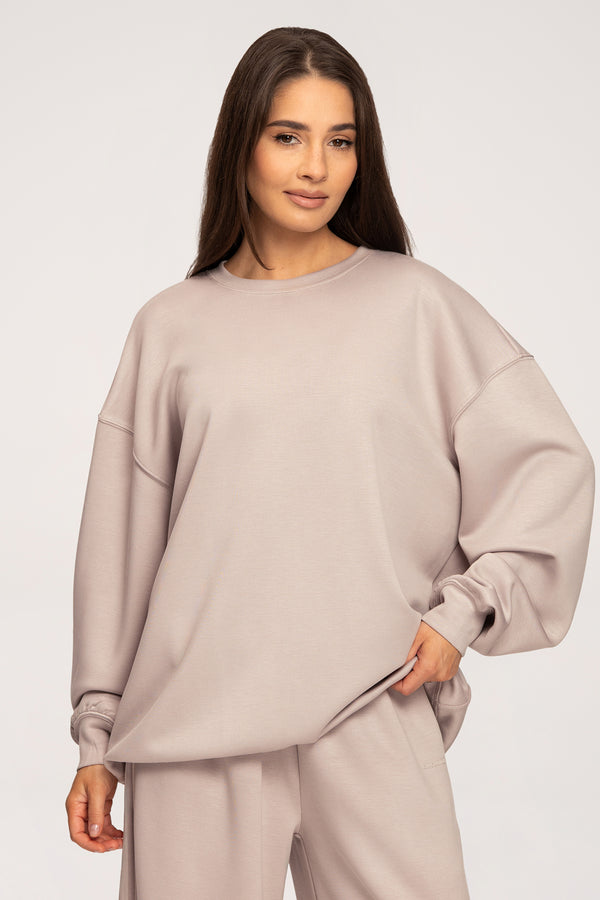UN1FORM Oversize Sweatshirt beige
