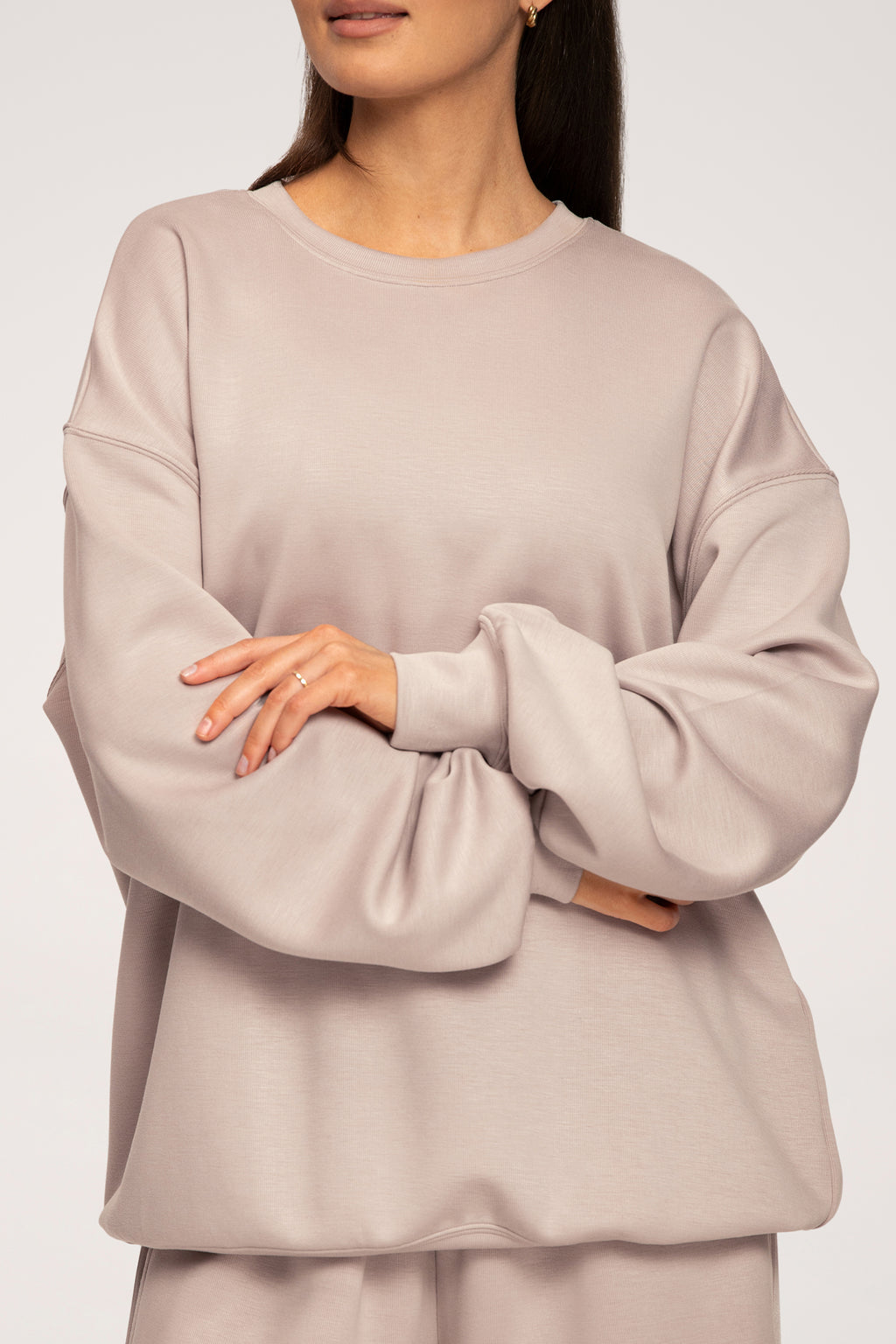UN1FORM Oversize Sweatshirt beige