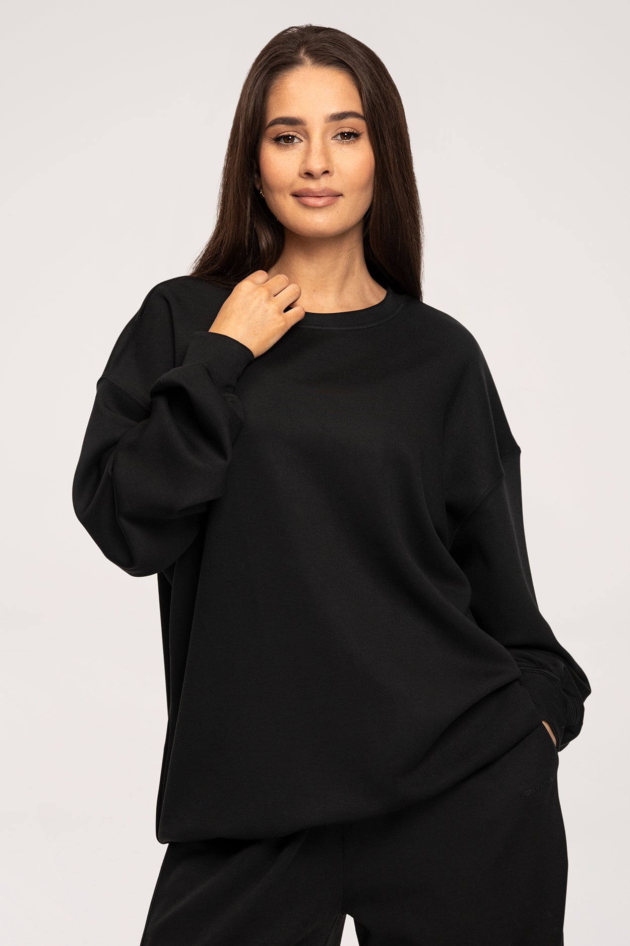 UN1FORM Oversize Sweatshirt black