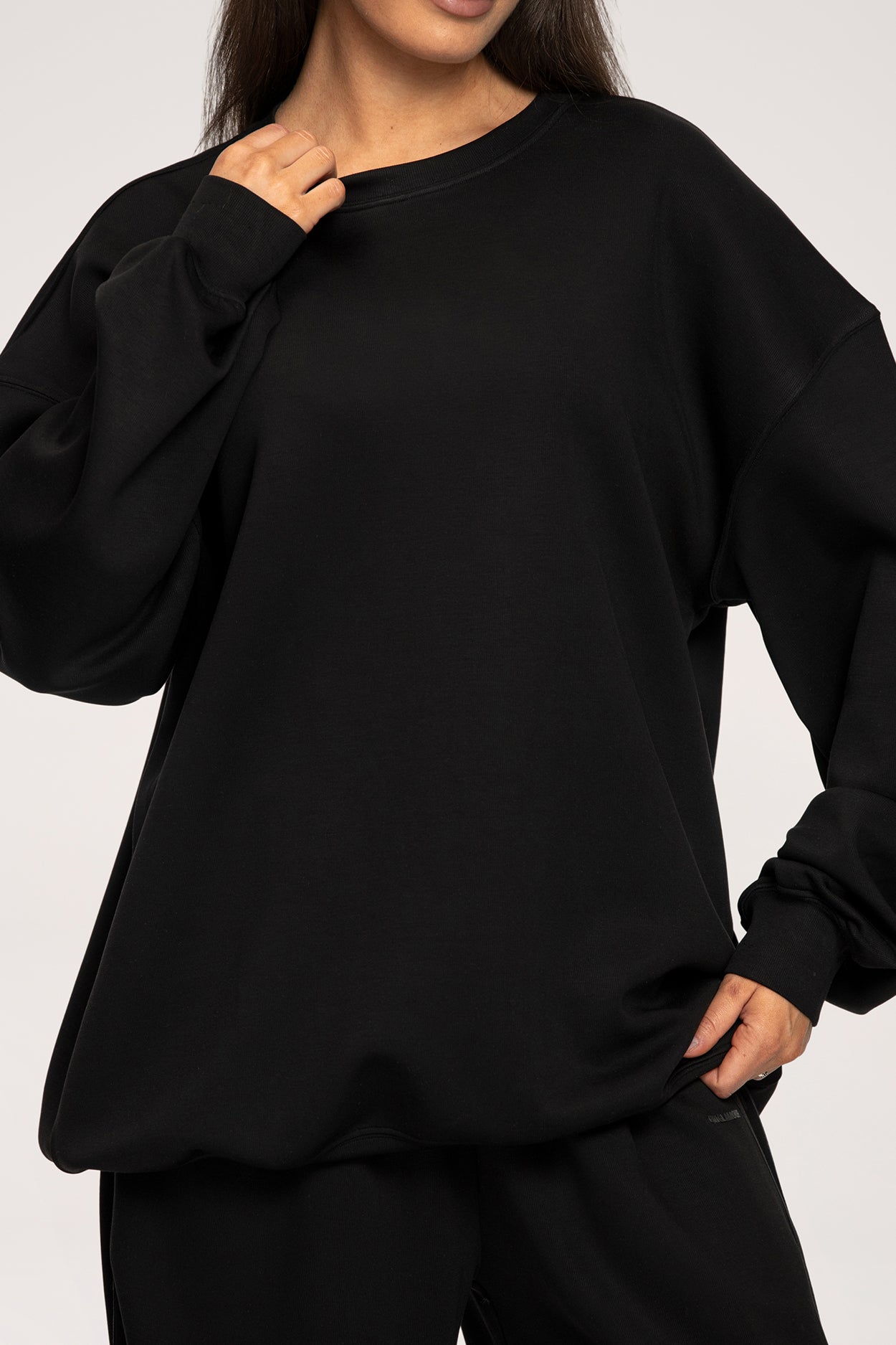 UN1FORM Oversize Sweatshirt black