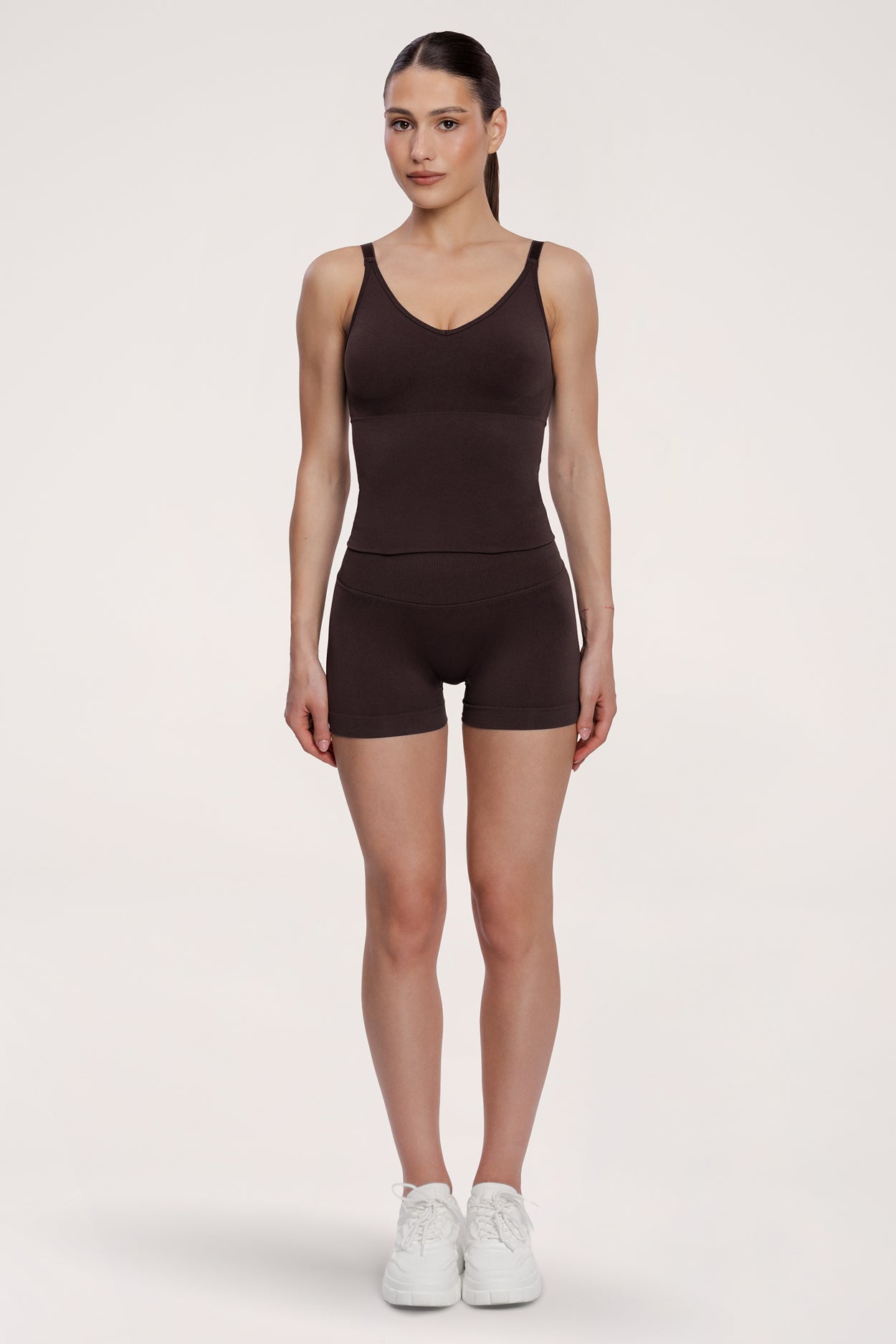 Shorts second skin chocolate