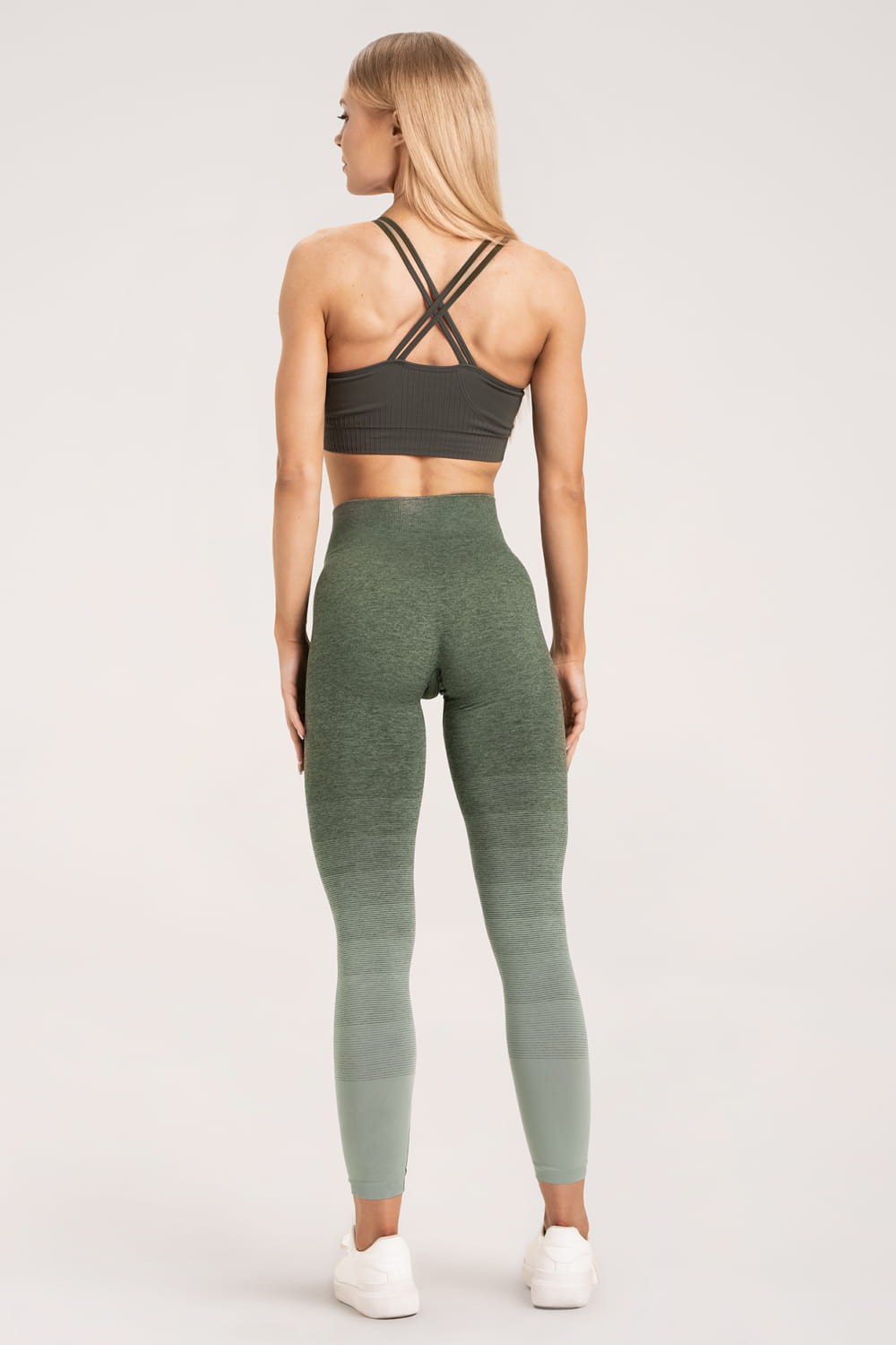 Leginsy khaki ombre
