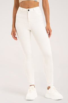 Röhrenjeans off white