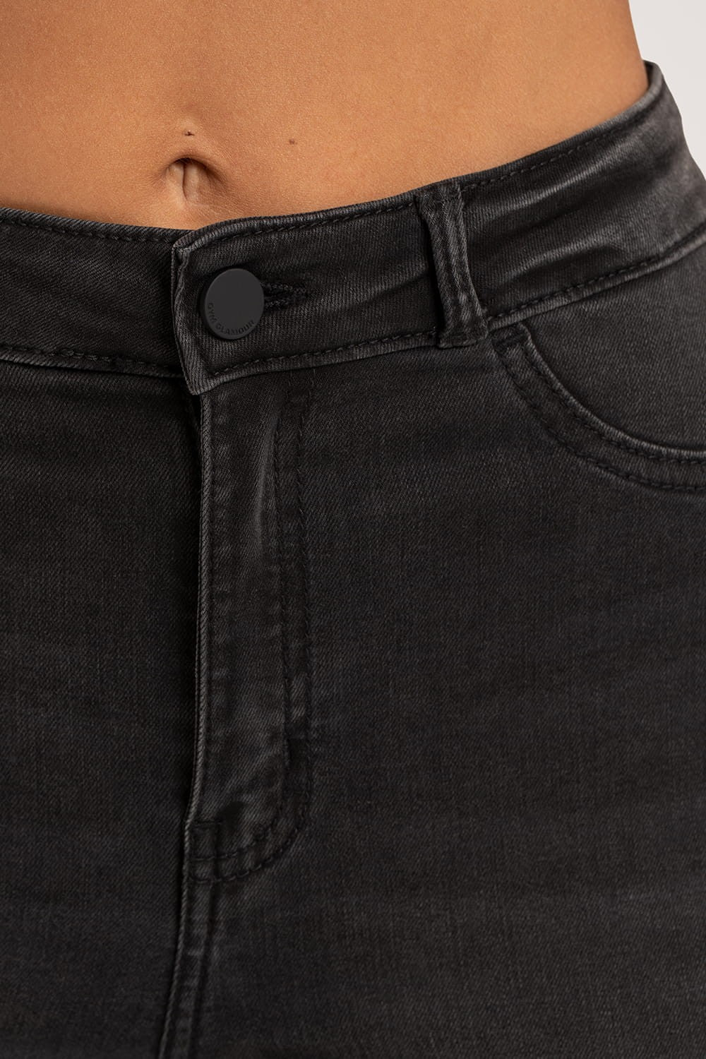 Jeansy skinny black