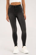 Jeansy skinny black