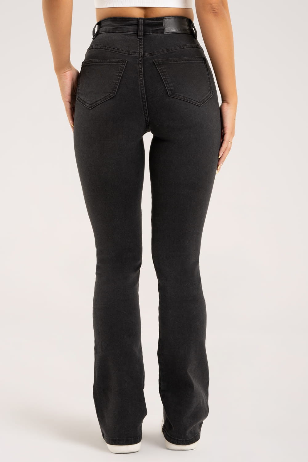 Jeansy dzwony black