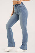Jeansy dzwony light blue