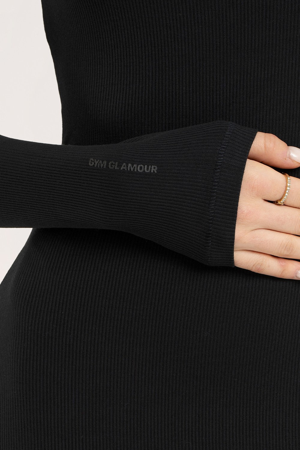 Sukienka flexi maxi z długim rękawem americano