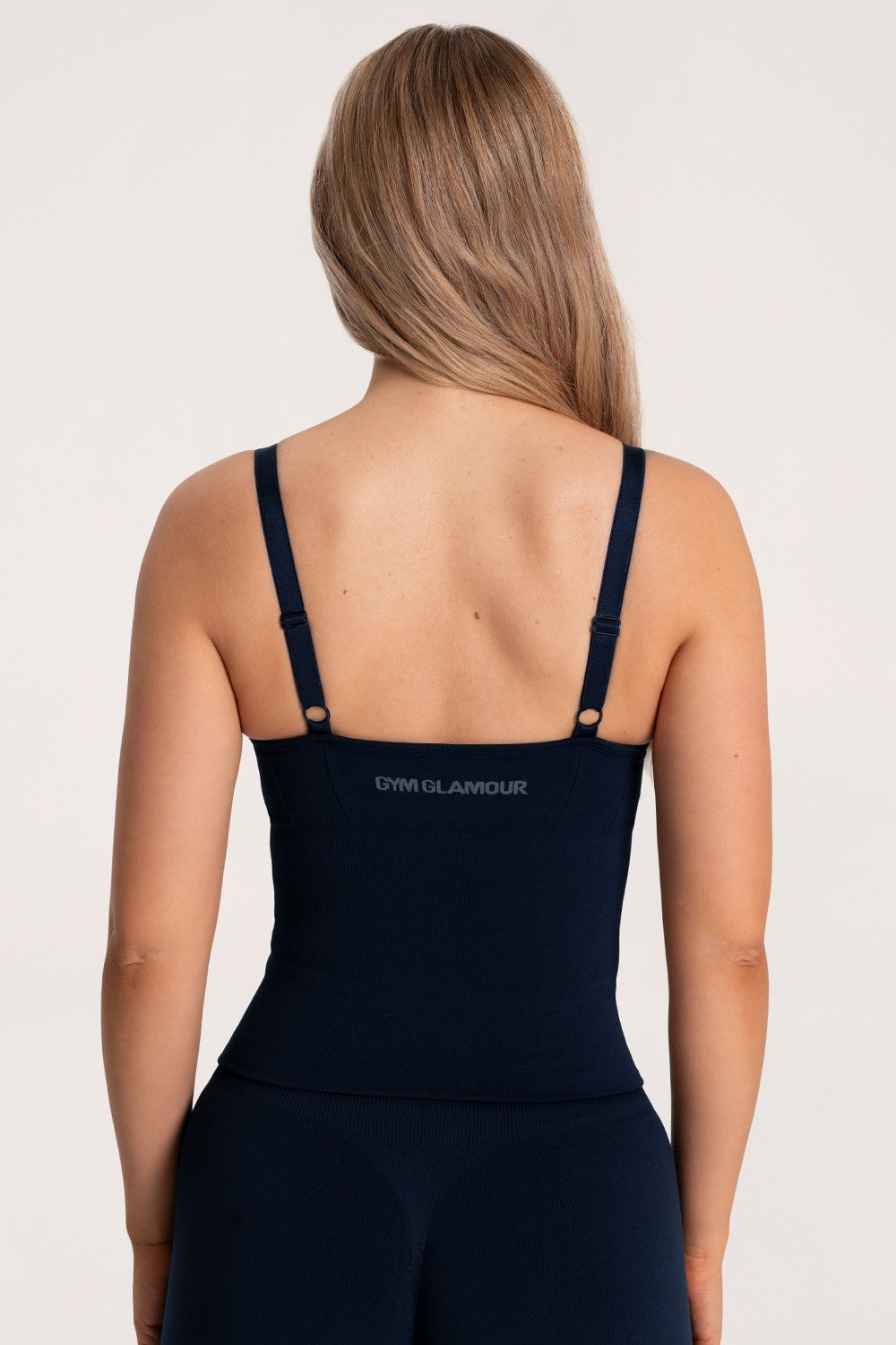 Biustonosz second skin long dark blue
