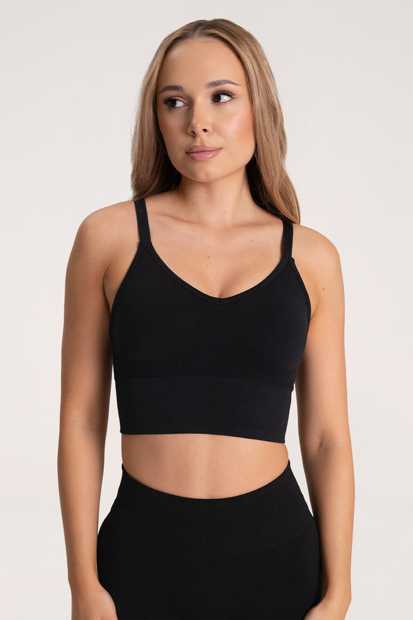 Bra second skin mid black