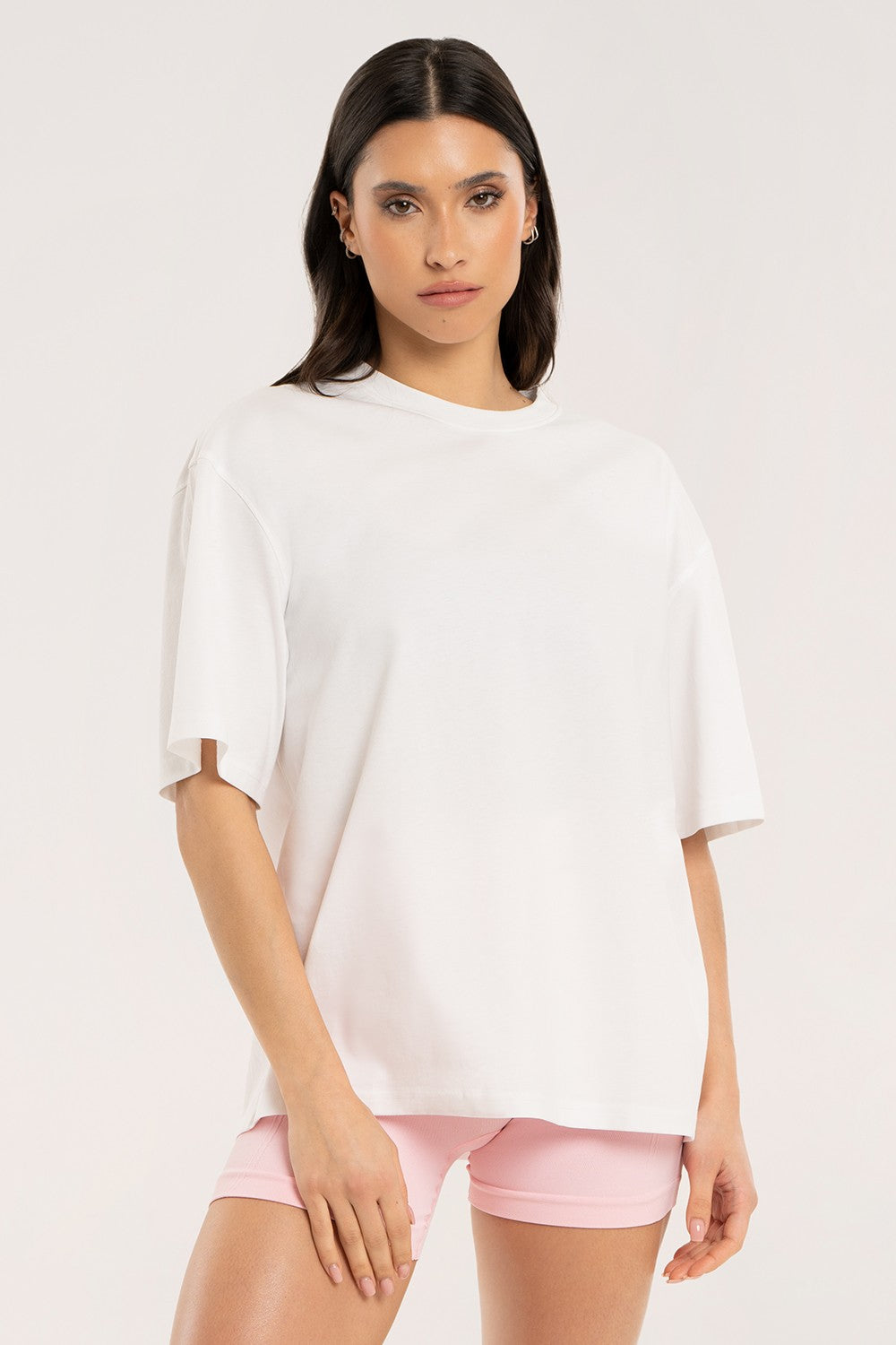 T-shirt oversize no skip days white