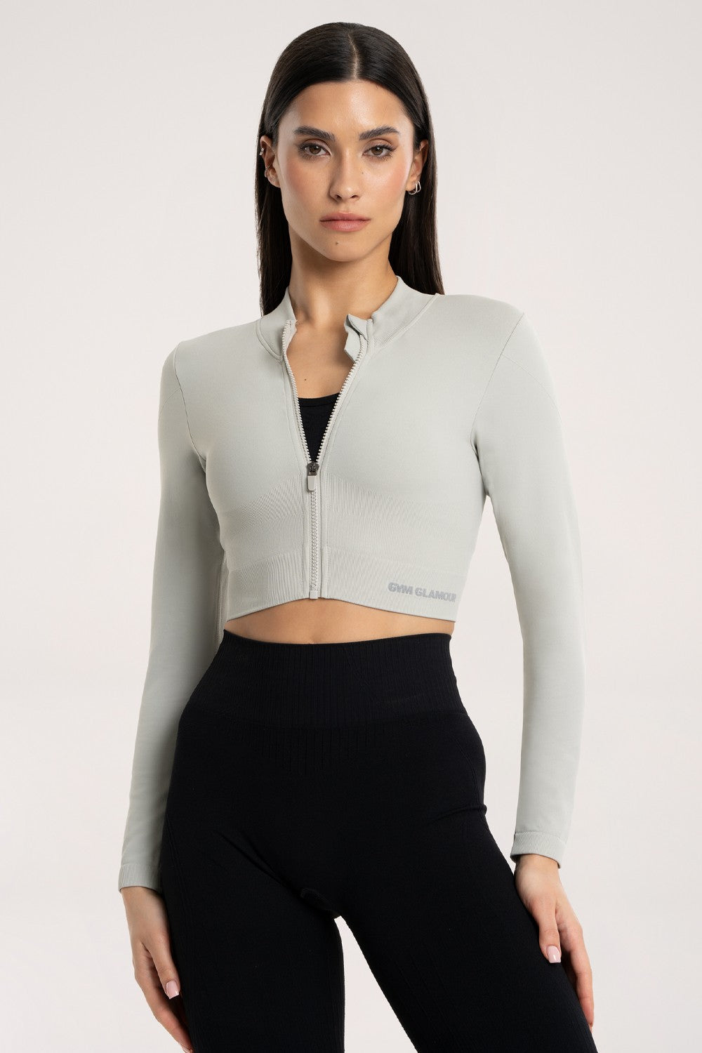 Bluza bezszwowa rozpinana platinum
