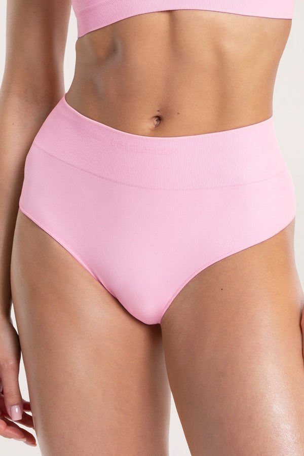 High waist briefs touch light pink