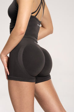 Fake BBL shorts chocolate