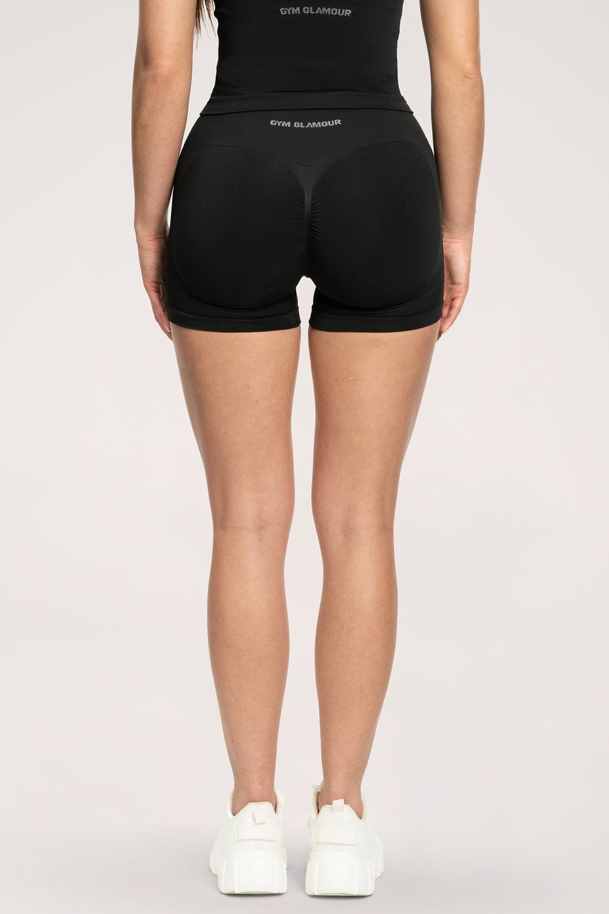 Fake BBL shorts black