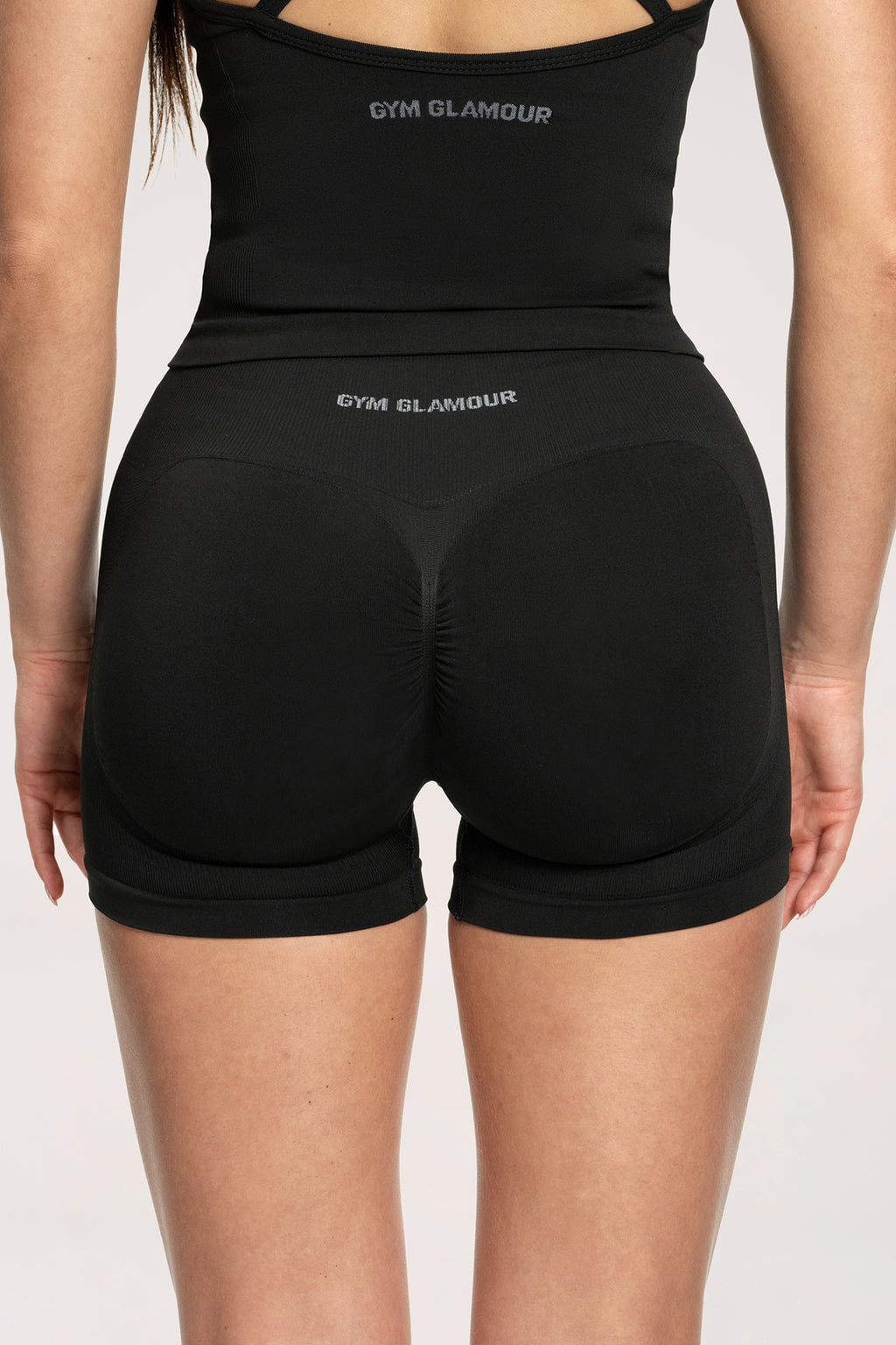 Fake BBL shorts black