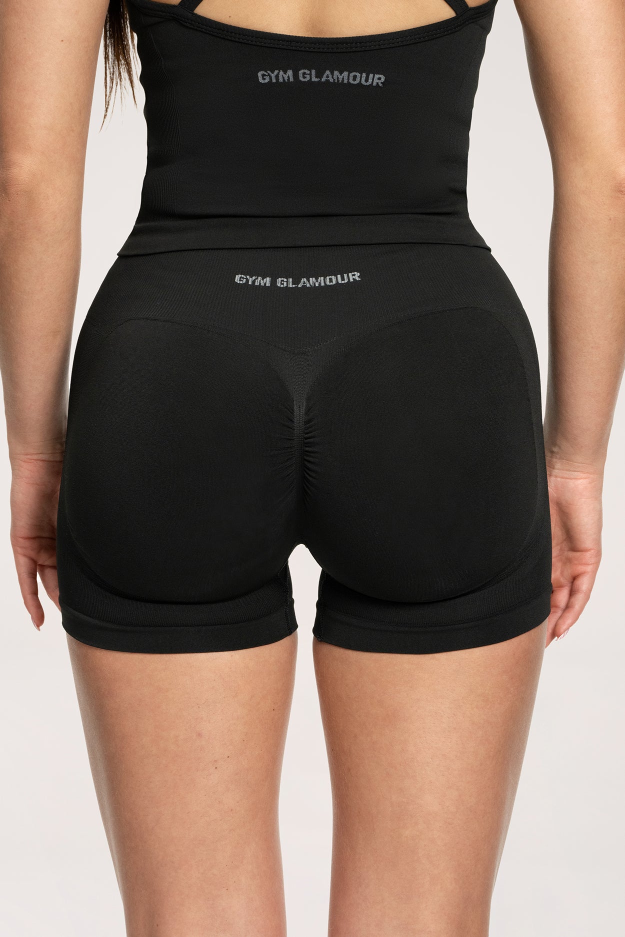 Fake BBL shorts black