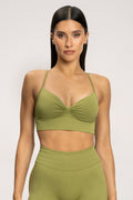 Bra with deep neckline matcha