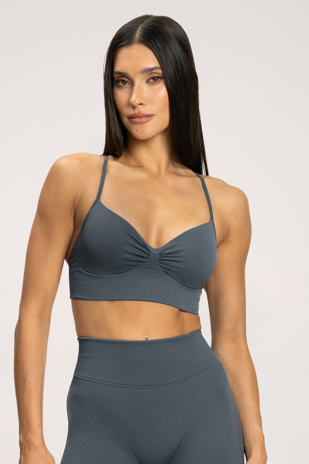 Bra with deep neckline moonlight