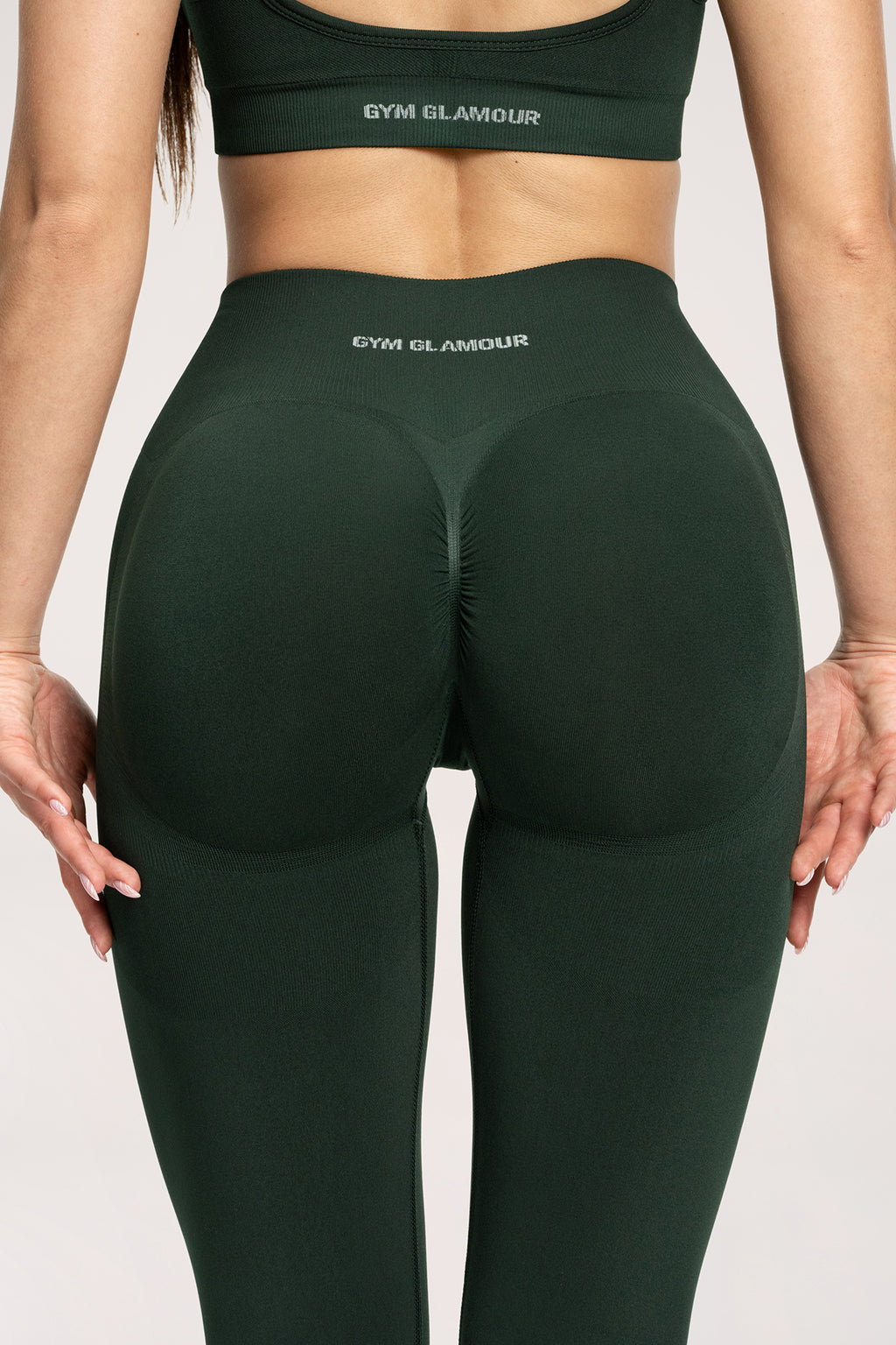 Fake BBL leggings forest