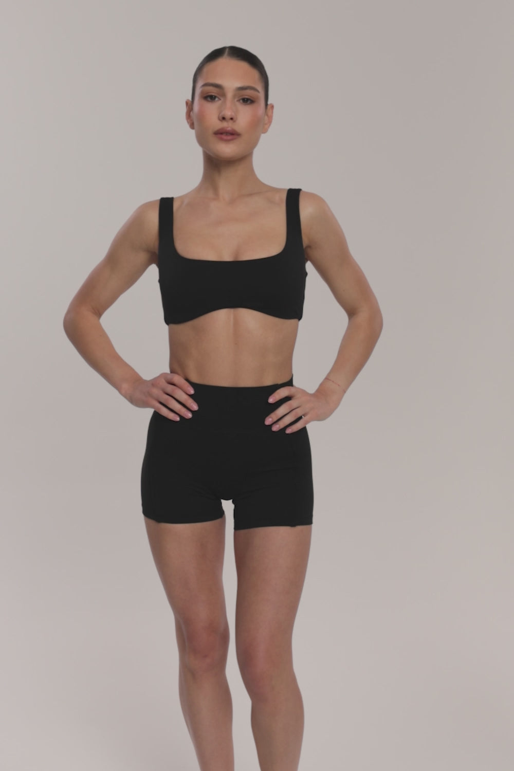 Sports bra pilates era black