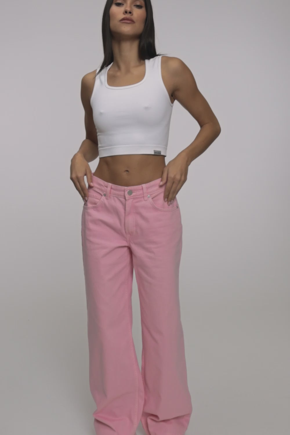 Boyfriend jeans pink