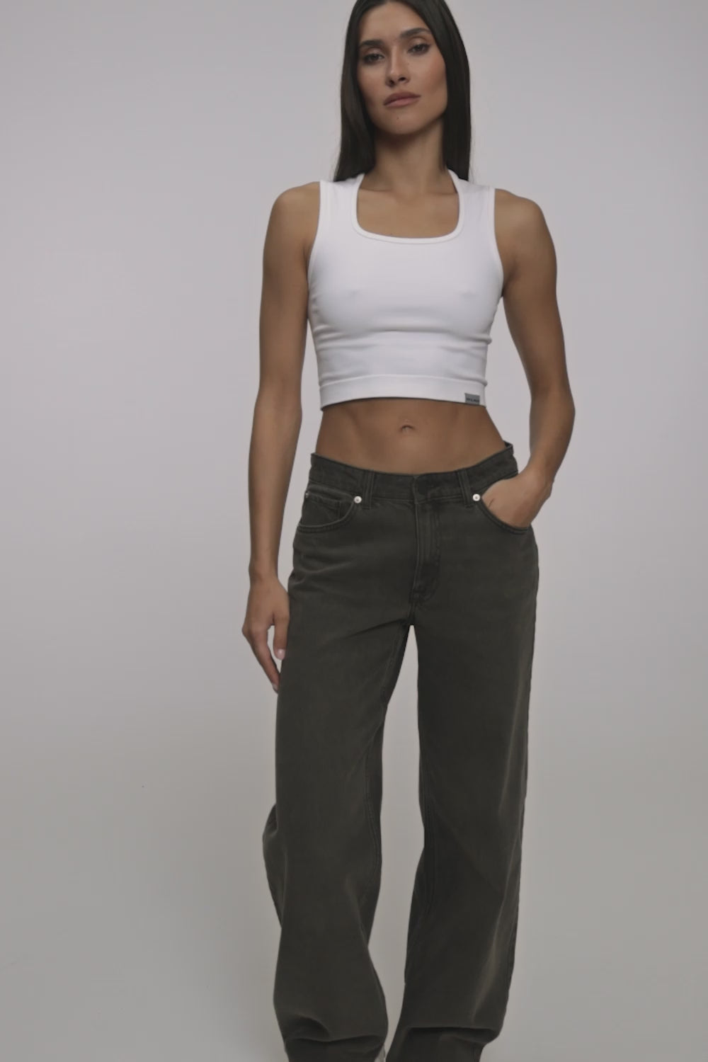 Boyfriend jeans grey