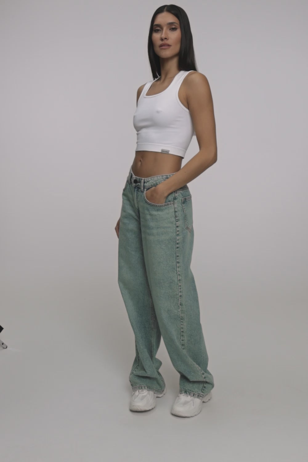 Boyfriend jeans light blue